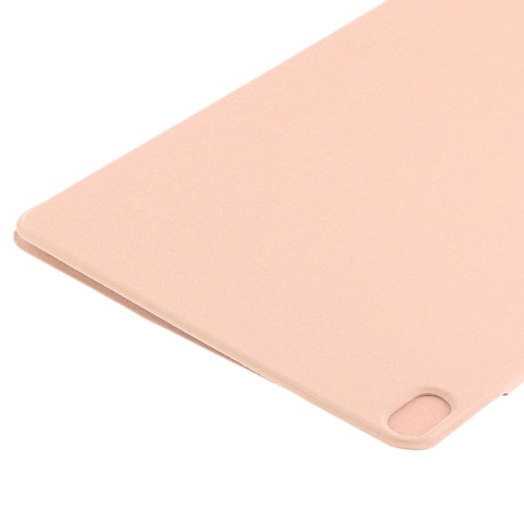 For iPad Air 13 2025 / 2024 Double-sided Clip Fixed Buckle Magnetic PU Leather Smart Tablet Case(Gold) by buy2fix