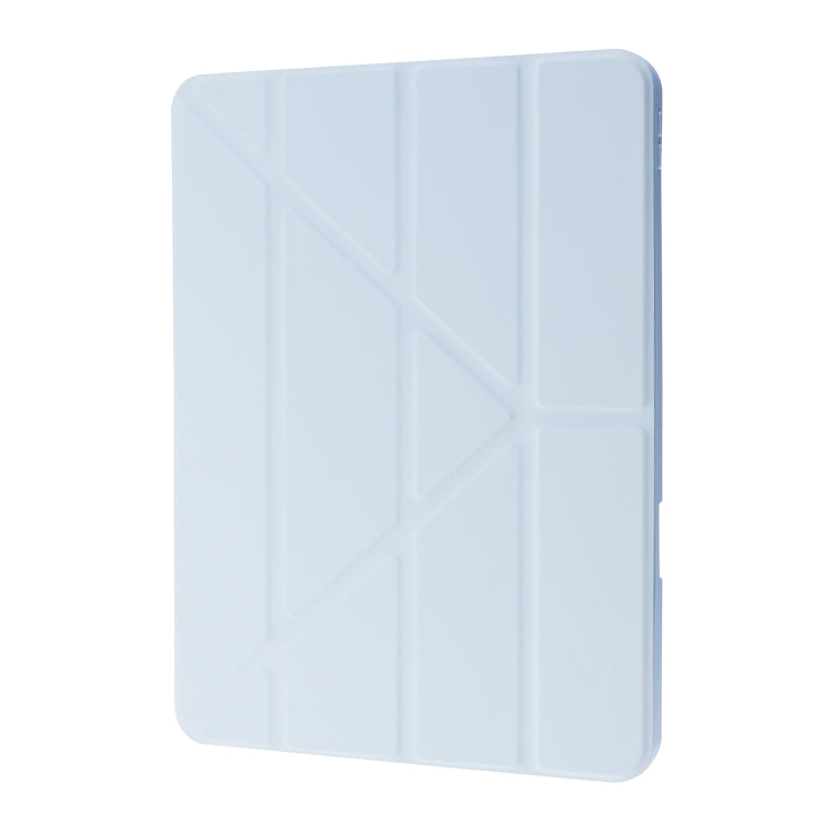 For iPad Air 11 2025 / 2024 Deformation Transparent Acrylic Leather Tablet Case(Light Blue) - iPad Air 11 2025 / 2024 Cases by buy2fix | Online Shopping UK | buy2fix