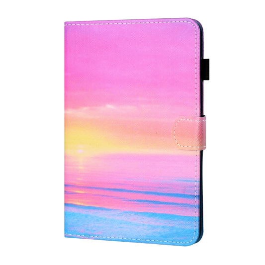 For iPad Pro 11 2025 / 2024 Coloured Drawing Stitching Smart Leather Tablet Case(Sunset) by buy2fix