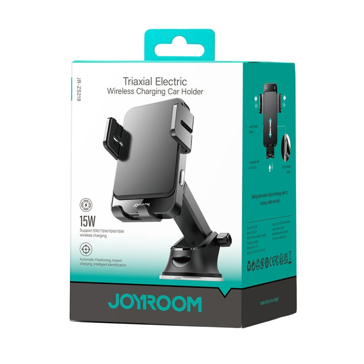 JOYROOM JR-ZS219 Car Dashboard Wireless Charging Stand(Black) by JOYROOM