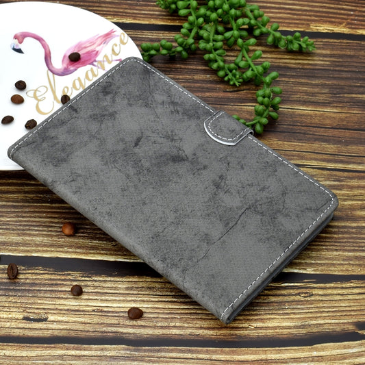 For iPad Pro 11 2025 / 2024 Marble Style Cloth Texture Smart Leather Tablet Case(Grey) by buy2fix