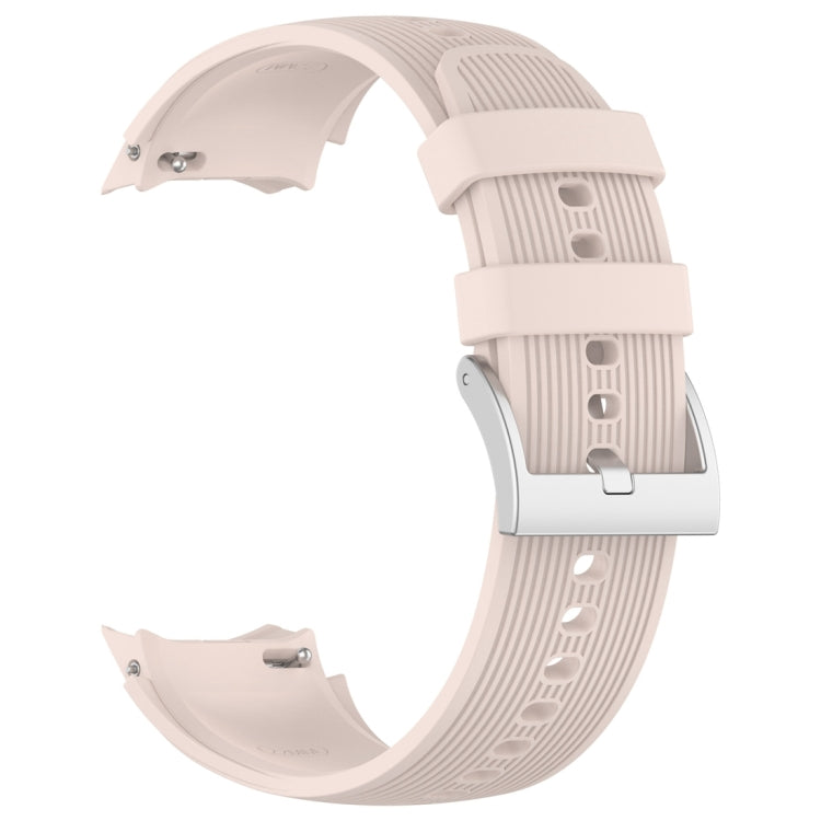 For OPPO Watch X2 Vertical Texture Silicone Watch Band(Pink) - Watch Bands by buy2fix | Online Shopping UK | buy2fix