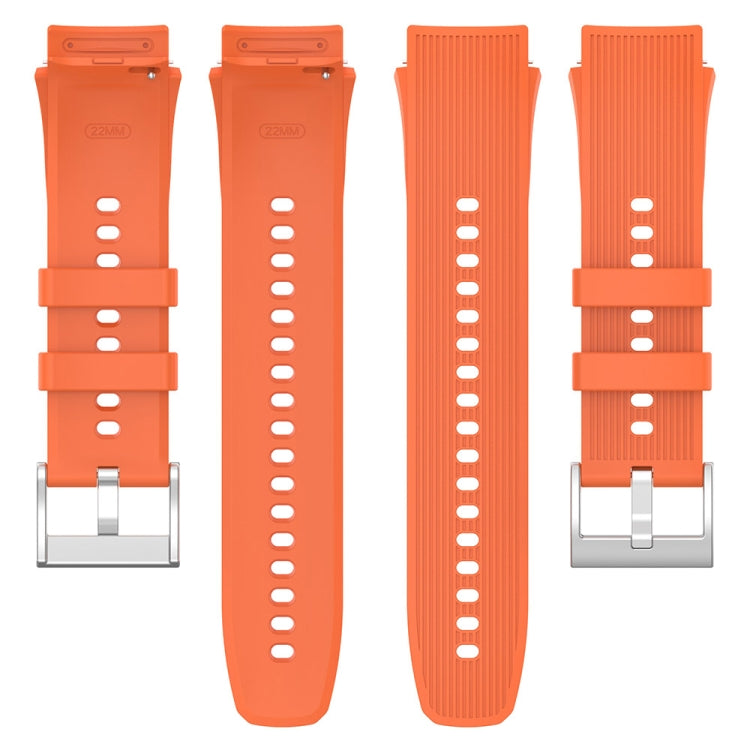 For OPPO Watch X2 Vertical Texture Silicone Watch Band(Black) - Watch Bands by buy2fix | Online Shopping UK | buy2fix