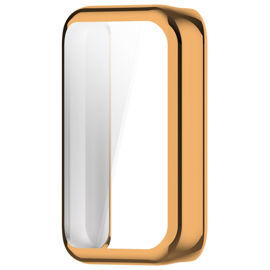 For Honor Band 9 Full Coverage TPU Electroplated Watch Protective Case(Rose Gold) by buy2fix