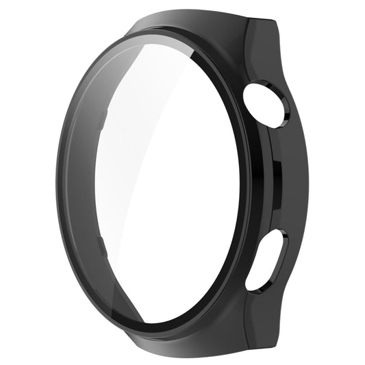 For Huawei Watch 4 Pro Space Edition PC + Curved Glass Film Integrated Watch Protective Case(Black) by buy2fix