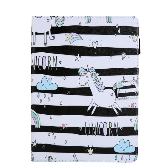 For iPad Pro 11 2025 / 2024 Colored Drawing Leather Smart Tablet Case(Unicorn) by buy2fix