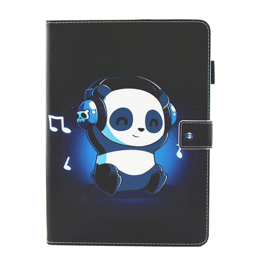 For iPad Pro 11 2025 / 2024 Colored Drawing Leather Smart Tablet Case(Music Panda) by buy2fix