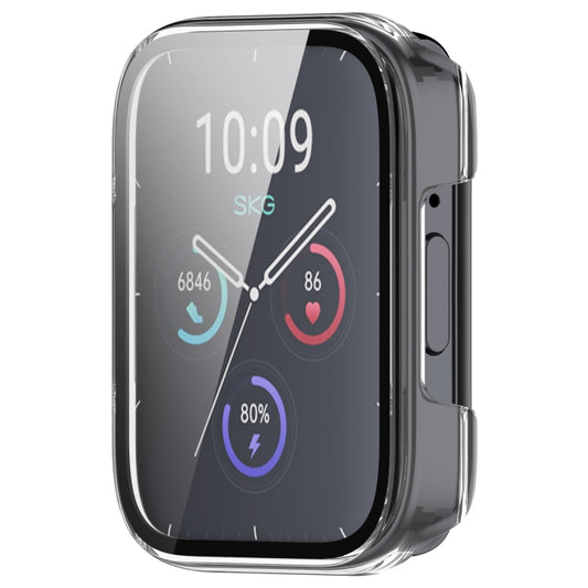 For SKG V9 Tempered Film Integrated PC Watch Protective Cover(Transparent) - Watch Case by buy2fix | Online Shopping UK | buy2fix