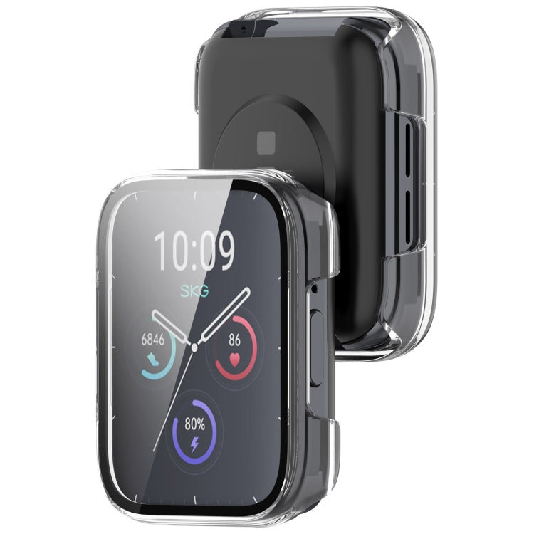 For SKG V9 Tempered Film Integrated PC Watch Protective Cover(Transparent) - Watch Case by buy2fix | Online Shopping UK | buy2fix