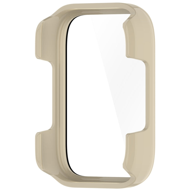 For SKG V9 Tempered Film Integrated PC Watch Protective Cover(Ivory White) - Watch Case by buy2fix | Online Shopping UK | buy2fix