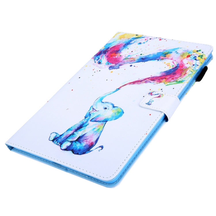 For iPad Pro 11 2024 Colored Drawing Leather Smart Tablet Case(Colorful Elephant) - iPad Pro 11 2024 Cases by buy2fix | Online Shopping UK | buy2fix