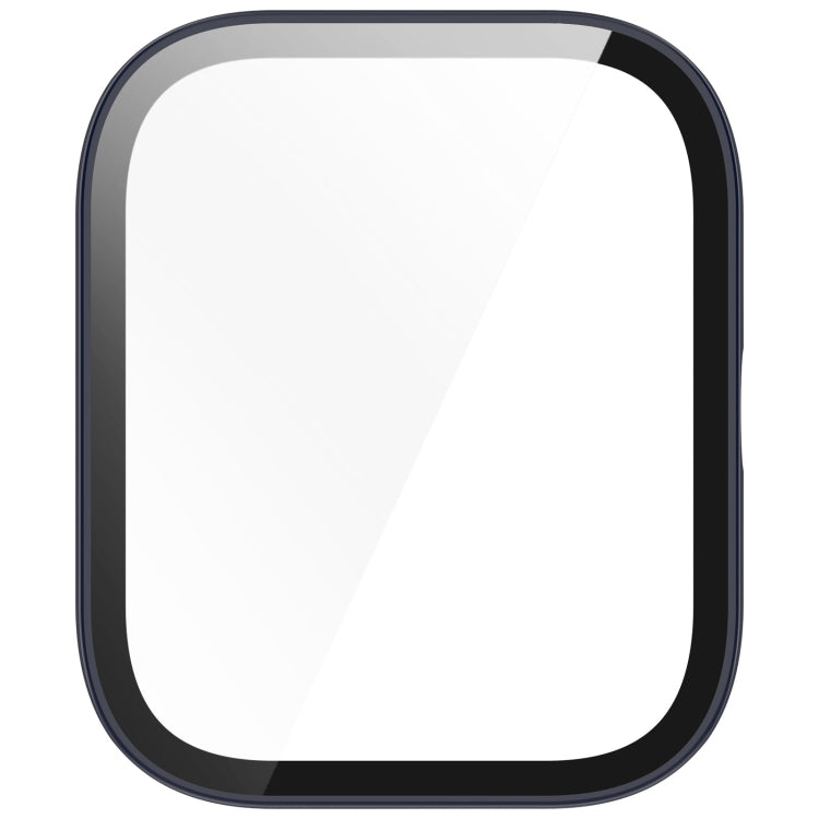 For Xiaomi HayLou GST/GST Lite/RS4 Plus PC + Tempered Film Integrated Watch Protective Case(Ink Blue) by buy2fix