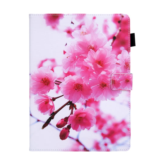 For iPad Pro 11 2025 / 2024 Colored Drawing Leather Smart Tablet Case(Cherry Blossom) by buy2fix