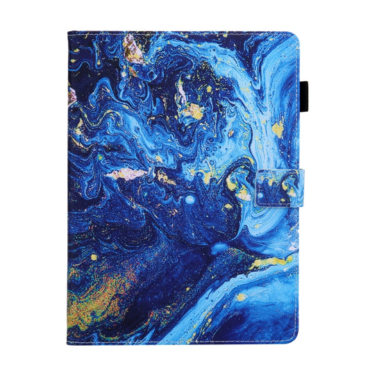 For iPad Pro 11 2025 / 2024 Colored Drawing Leather Smart Tablet Case(Blue Gold) by buy2fix