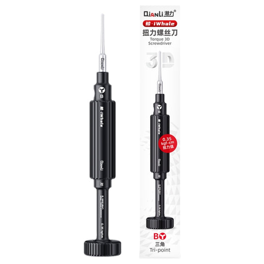 QianLi iWhale Special S2 Steel Magnetic Torque 3D Screwdriver, Model:B Tri-point 0.35 by QIANLI
