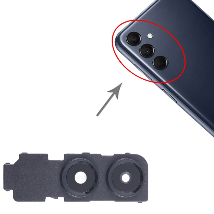 For Samsung Galaxy M14 SM-M145F 10pcs Original Rear Camera Lens Cover(Black) - Camera Series by buy2fix | Online Shopping UK | buy2fix