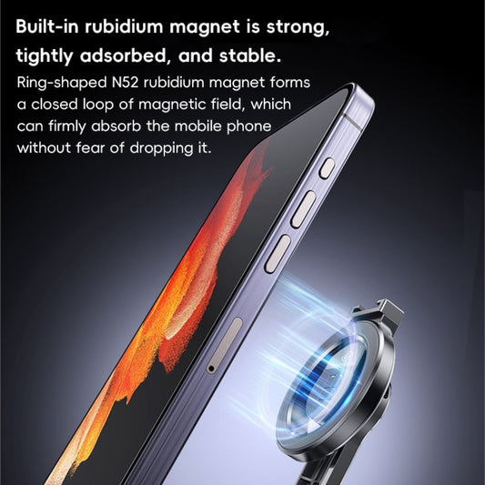 Yesido SF19 Magnetic Cell Phone Tripod Bluetooth Remote Control Selfie Stick(Black) by Yesido