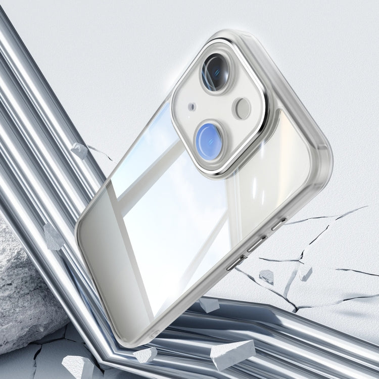 For iPhone 15 Acrylic Hybrid TPU Armor Shockproof Phone Case(Transparent) - iPhone 15 Cases by buy2fix | Online Shopping UK | buy2fix