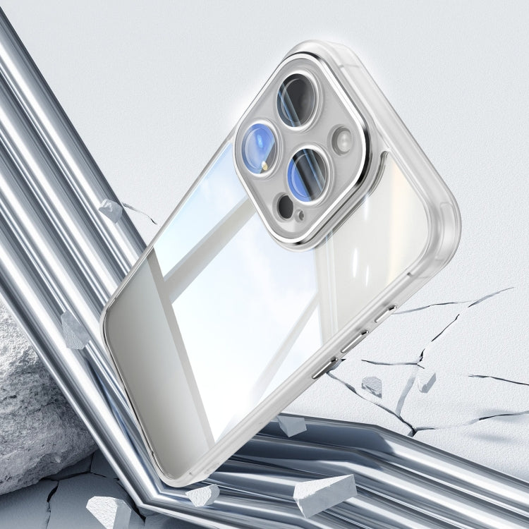 For iPhone 14 Pro Acrylic Hybrid TPU Armor Shockproof Phone Case(Transparent) - iPhone 14 Pro Cases by buy2fix | Online Shopping UK | buy2fix