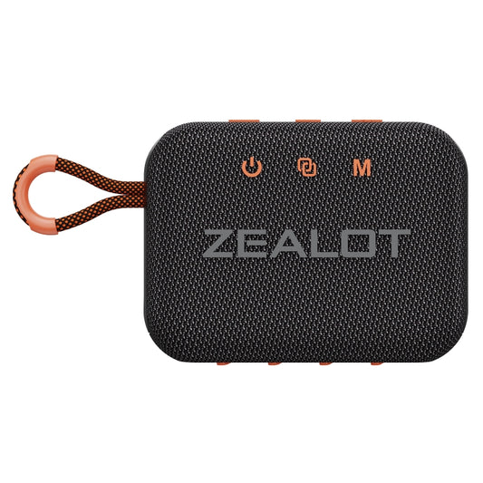 Zealot S75 Portable Outdoor IPX6 Waterproof Bluetooth Speaker(Black) by ZEALOT