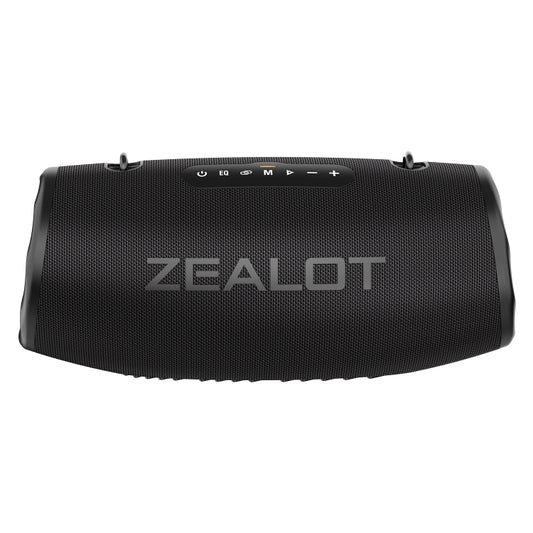 Zealot S87 80W Portable Outdoor Bluetooth Speaker with RGB Light(Black) by ZEALOT