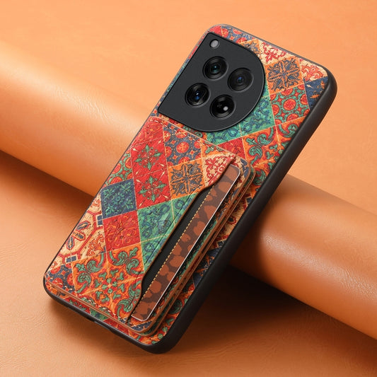 For OnePlus 12 Card Slot Holder Phone Case(Winter Blue) by buy2fix