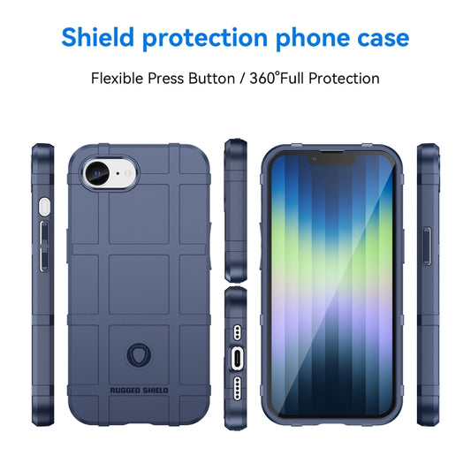 For iPhone 16e Full Coverage Shockproof TPU Phone Case(Blue) by buy2fix