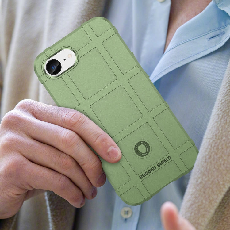 For iPhone 16e Full Coverage Shockproof TPU Phone Case(Green) by buy2fix