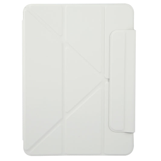 For iPad Air 13 2025 / 2024 Y-Shape Double-sided Clip Magnetic Smart Tablet Case(Light Grey) by buy2fix