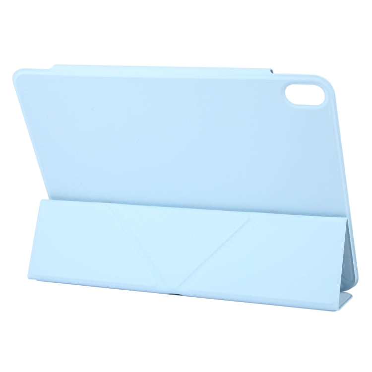 For iPad Air 13 2025 / 2024 Y-Shape Double-sided Clip Magnetic Smart Tablet Case(Blue) - iPad Air 13 2025 / 2024 Cases by buy2fix | Online Shopping UK | buy2fix