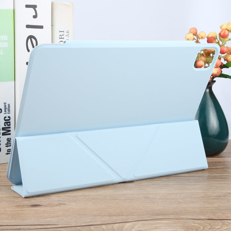 For iPad Air 13 2025 / 2024 Y-Shape Double-sided Clip Magnetic Smart Tablet Case(Blue) - iPad Air 13 2025 / 2024 Cases by buy2fix | Online Shopping UK | buy2fix