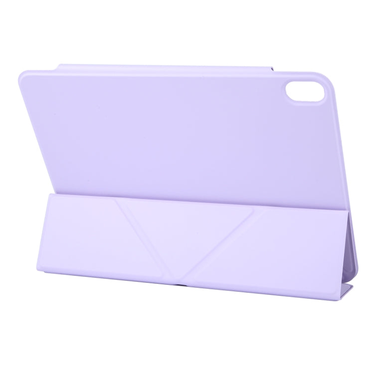 For iPad Air 2022 / 2020 10.9 Y-Shape Double-sided Clip Magnetic Smart Tablet Case(Purple) - iPad Air (2022) / (2020) 10.9 Cases by buy2fix | Online Shopping UK | buy2fix