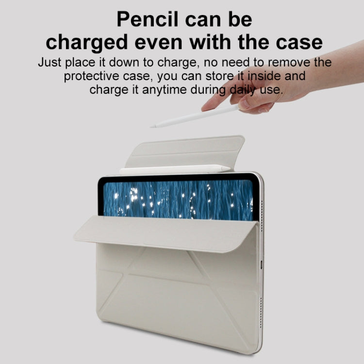 For iPad Air 13 2025 / 2024 Y-Shape Double-sided Clip Magnetic Smart Tablet Case(Purple) - iPad Air 13 2025 / 2024 Cases by buy2fix | Online Shopping UK | buy2fix