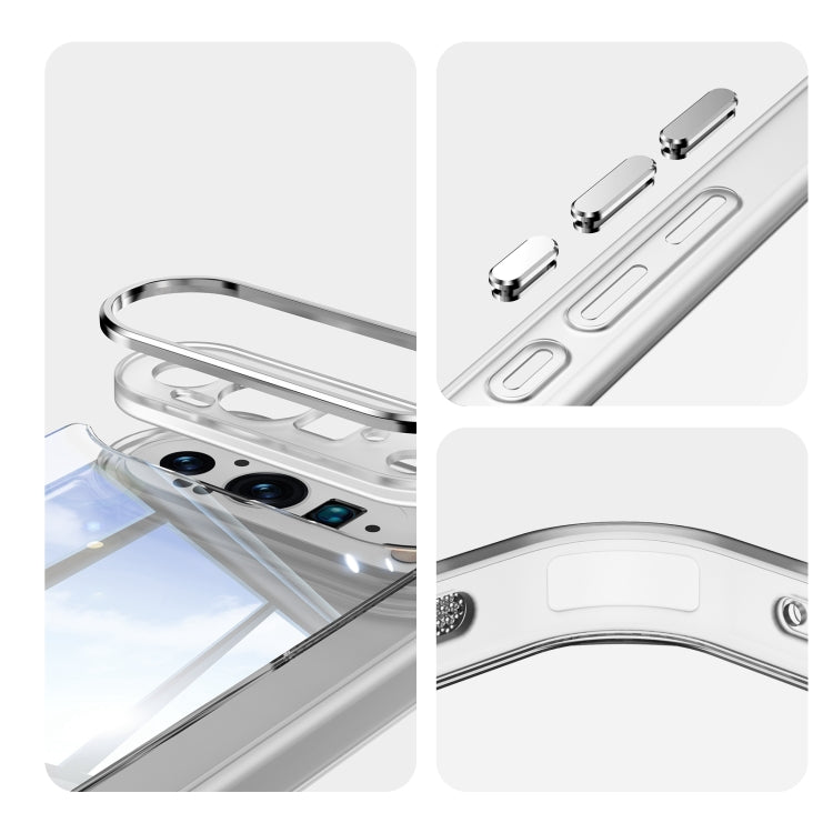 For Google Pixel 9 Acrylic Hybrid TPU Armor Shockproof Phone Case(Transparent) by buy2fix