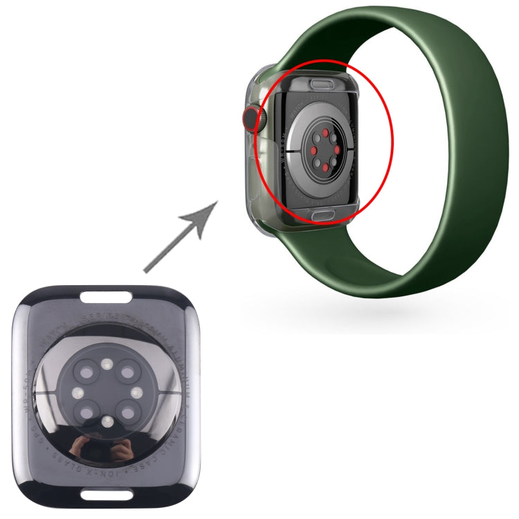 For Apple Watch Series 7 45mm LTE Glass Back Cover With Charging Module - Back Cover by buy2fix | Online Shopping UK | buy2fix