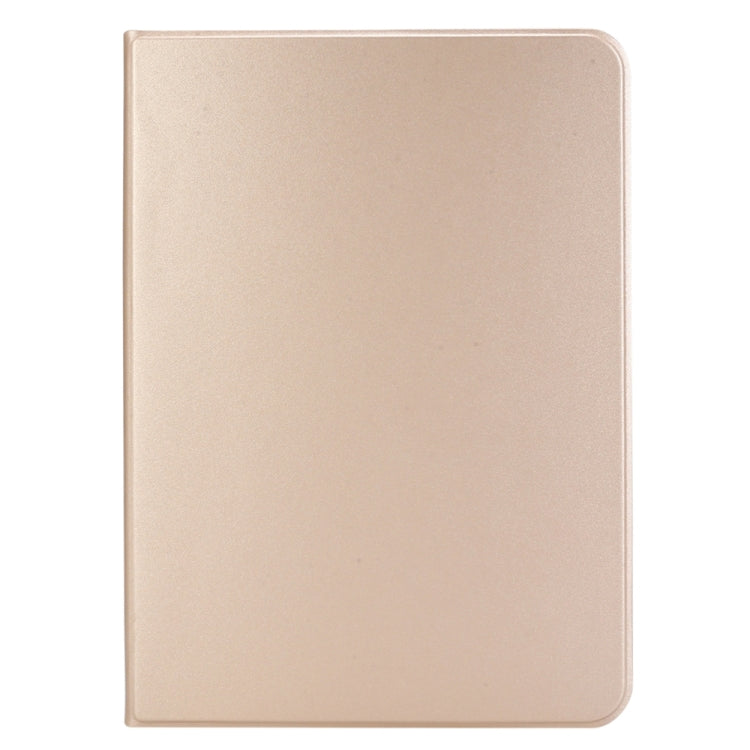 For iPad Air 13 2025 / 2024 Stretch Voltage Plain Leather Smart Tablet Case(Gold) - iPad Air 13 2025 / 2024 Cases by buy2fix | Online Shopping UK | buy2fix
