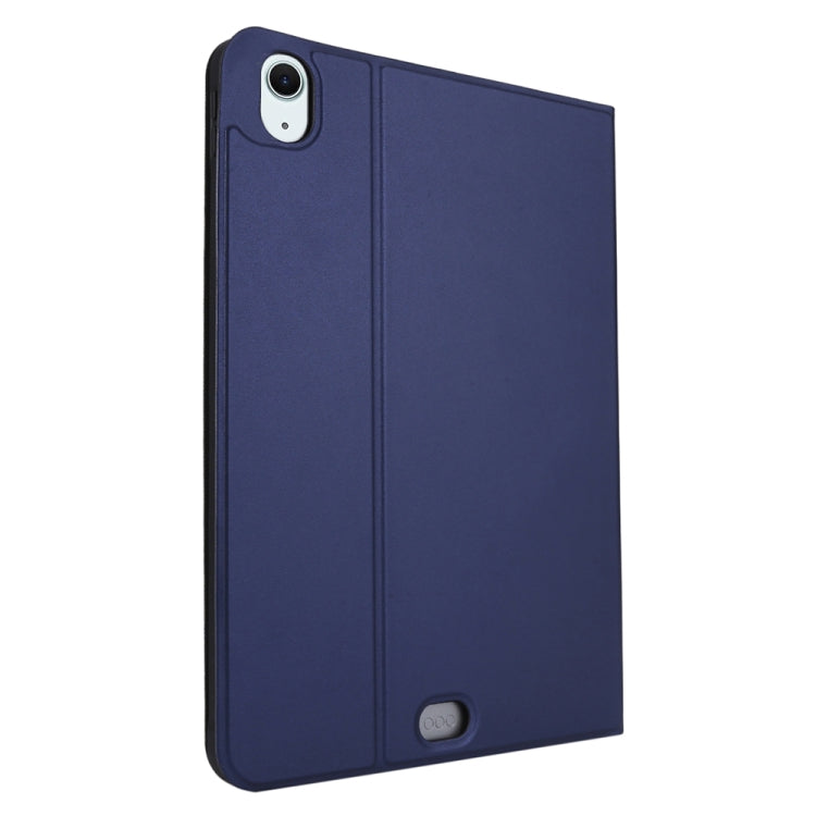 For iPad Air 13 2025 / 2024 Stretch Voltage Plain Leather Smart Tablet Case(Dark Blue) - iPad Air 13 2025 / 2024 Cases by buy2fix | Online Shopping UK | buy2fix