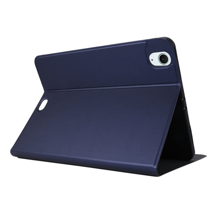 For iPad Air 11 2025 / 2024 Stretch Voltage Plain Leather Smart Tablet Case(Dark Blue) - iPad Air 11 2025 / 2024 Cases by buy2fix | Online Shopping UK | buy2fix