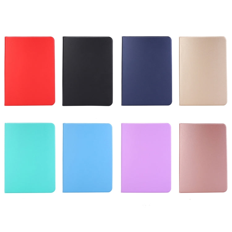 For iPad Air 13 2025 / 2024 Stretch Voltage Plain Leather Smart Tablet Case(Rose Gold) by buy2fix