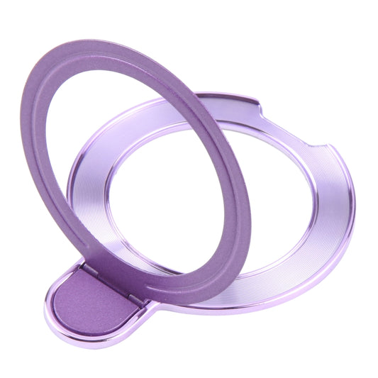 Metal Folding Desktop Phone Bracket(Purple) - Ring Holder by buy2fix | Online Shopping UK | buy2fix