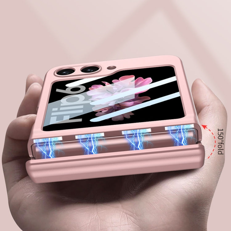For Samsung Galaxy Z Flip6 / Flip7 FE GKK Integrated Magnetic Full Coverage Folding Phone Case(Purple) - Galaxy Z Flip6 5G Cases by GKK | Online Shopping UK | buy2fix