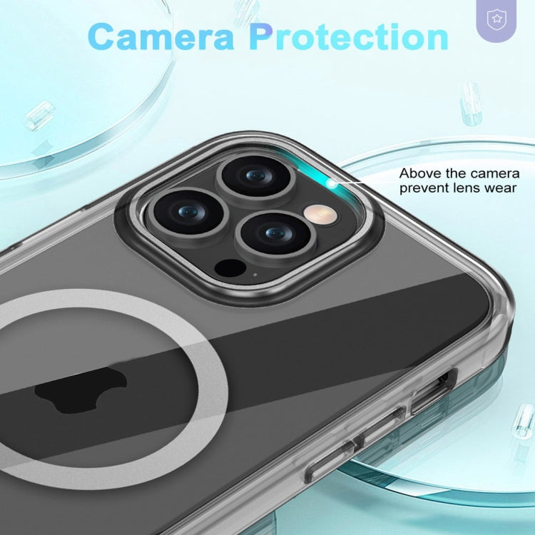 For iPhone 13 Pro Colorful MagSafe Magnetic PC Hybrid TPU Phone Case(Grey) - iPhone 13 Pro Cases by buy2fix | Online Shopping UK | buy2fix