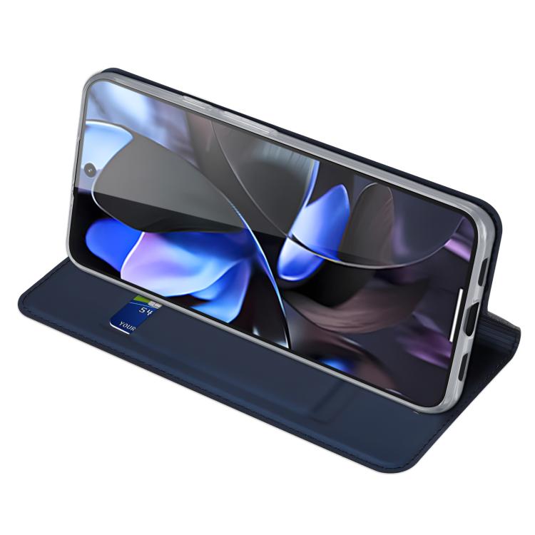 For Google Pixel 10 / 10 Pro DUX DUCIS Skin Pro Series Horizontal Flip Phone Leather Case(Blue) - Google Cases by DUX DUCIS | Online Shopping UK | buy2fix