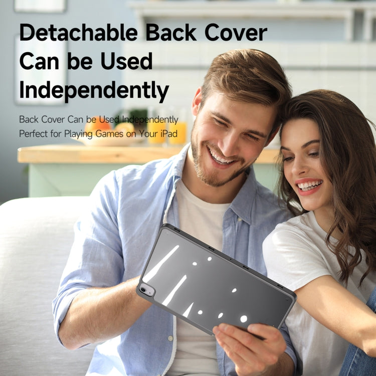 For iPad Air 13 2024 / 2025 DUX DUCIS Magi Series Smart Leather Tablet Case(Grey) - iPad Air 13 2025 / 2024 Cases by DUX DUCIS | Online Shopping UK | buy2fix