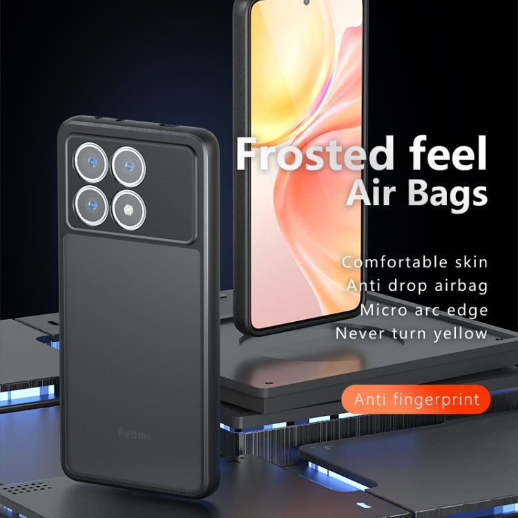 For Xiaomi Redmi K70 Pro / K70 Armor Precise Hole PC Hybrid TPU Phone Case(Frosted Black) - Xiaomi Cases by buy2fix | Online Shopping UK | buy2fix
