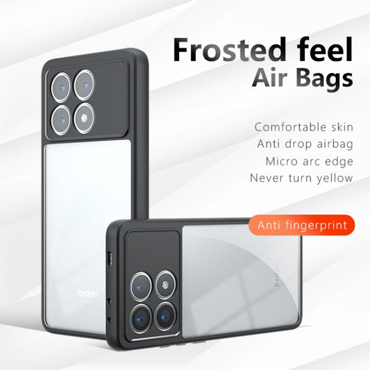 For Redmi K70 Pro / K70 Armor Precise Hole PC Hybrid TPU Phone Case(Transparent) by buy2fix