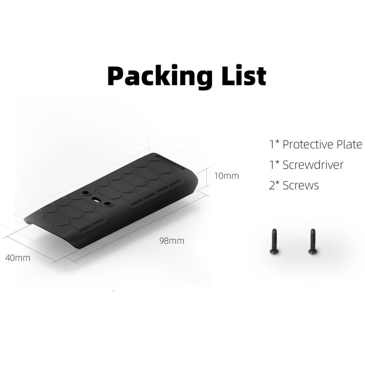 For DJI Avata 2 Sunnylife Drone Anti-Collision Protective Cover Back Plate(Red) by Sunnylife