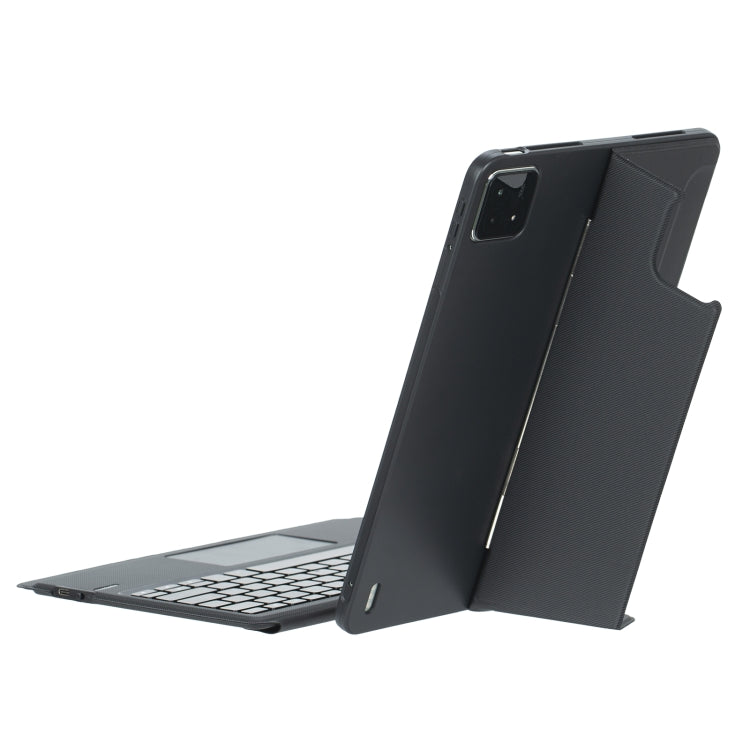 For Xiaomi Pad 6S Pro 12.4 T0N10-AS Detachable Rotating Backlit Touch Bluetooth Keyboard Case(Black) - Others Keyboard by buy2fix | Online Shopping UK | buy2fix