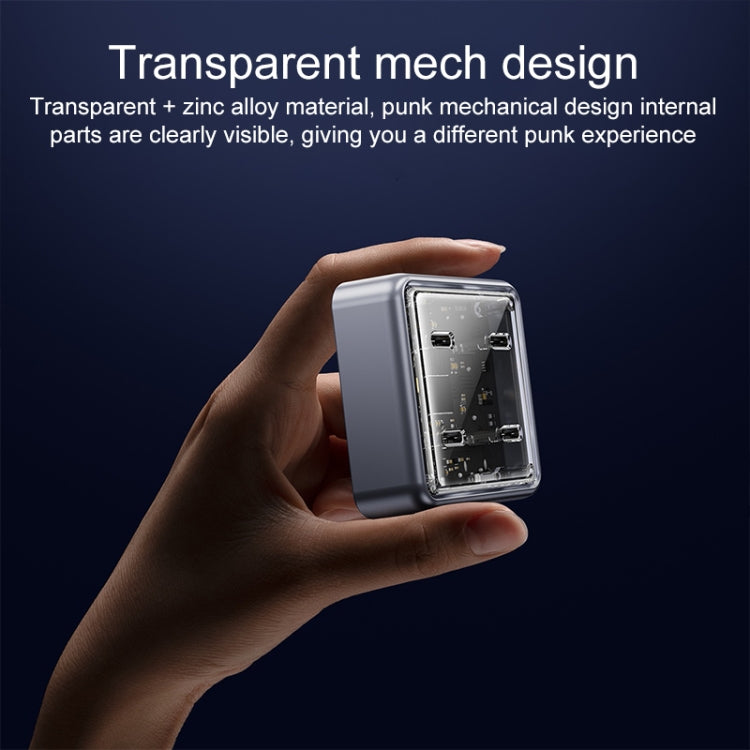 ORICO XHJ4C-G2 4-Port Compact Zinc Alloy USB Type-C 3.0 HUB Expand Converter(Silver) by ORICO