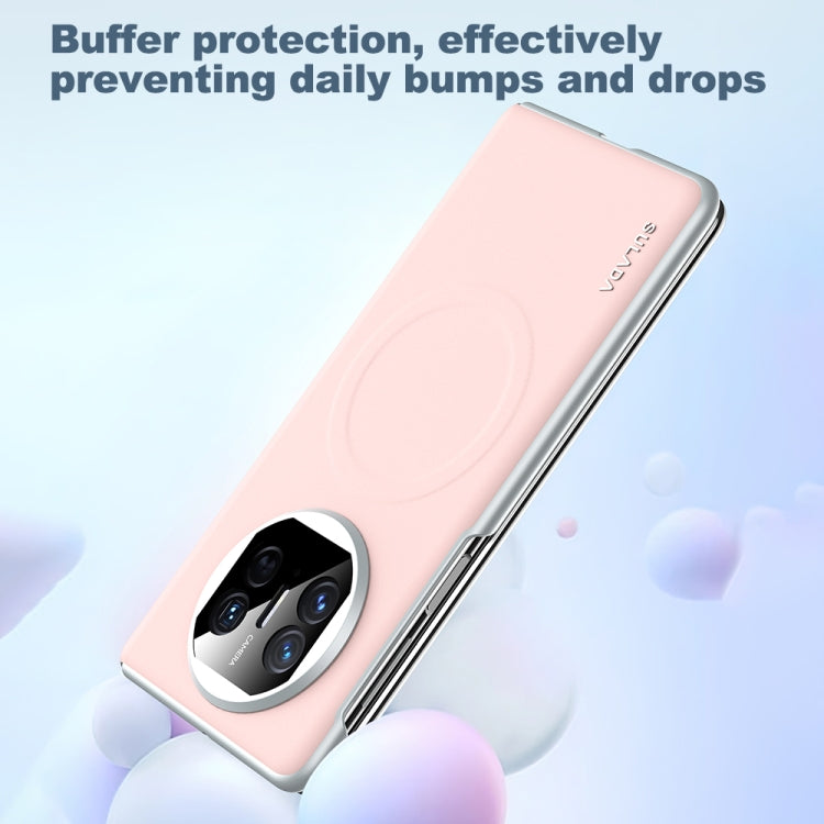 For Huawei Mate X5 SULADA Skin Feel Liquid Leather Shockproof Phone Case(White) - Huawei Cases by SULADA | Online Shopping UK | buy2fix